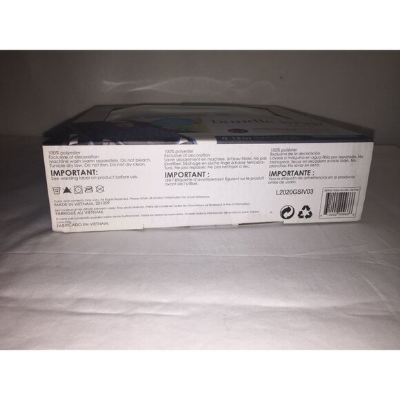 JJ Cole Bundle Wrap 365 Infant Stroller & Car Seat Cover Microfleece Star Design - Picture 3 of 7